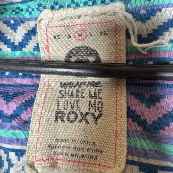 Vintage Roxy Y2K Grunge Toggle Button Jacket Faux Fur Hood  Streetwear Bella - Picture 4 of 13